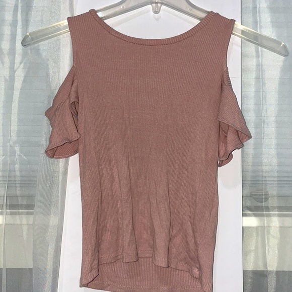 american eagle open shoulder top - Picture 1 of 4
